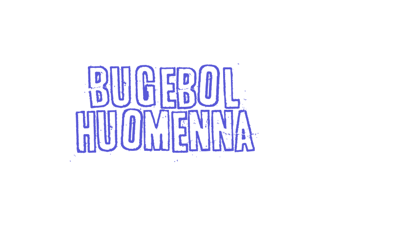 Bugebol huomenna Font Download