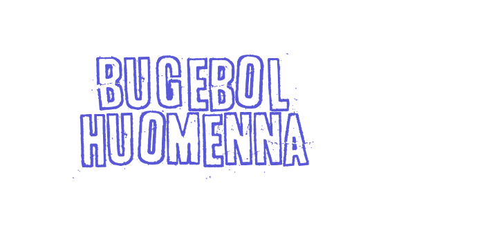 Bugebol huomenna Font Download