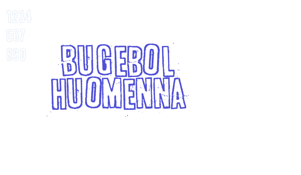 Bugebol huomenna-font-download