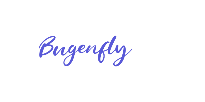 Bugenfly Font Download