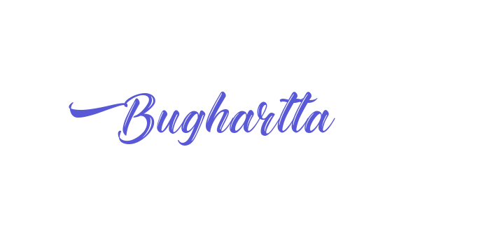 Bughartta Font Download