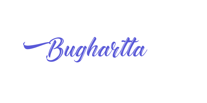 Bughartta Font