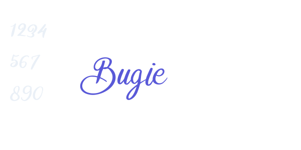 Bugie font free