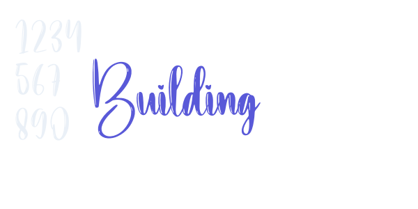 Building font free