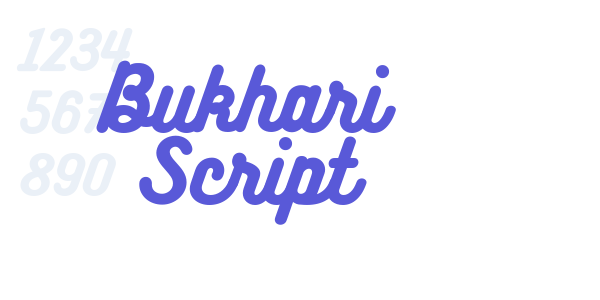 Bukhari Script font free