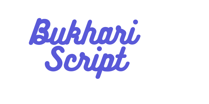 Bukhari Script Font