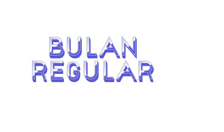 Bulan Regular Font