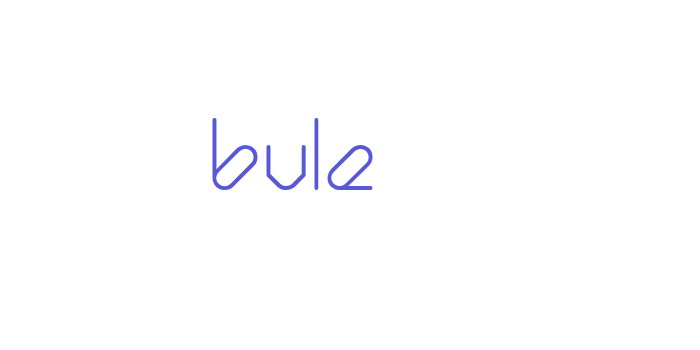 Bule Font Download