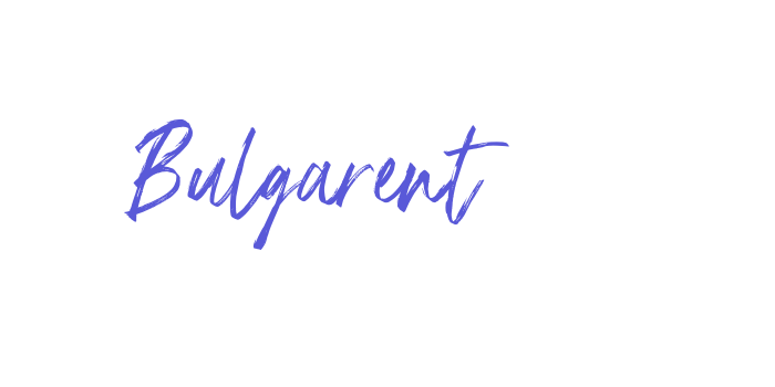 Bulgarent Font