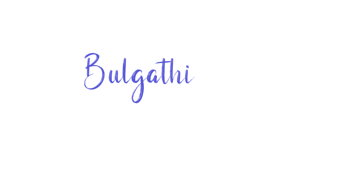 Bulgathi Font