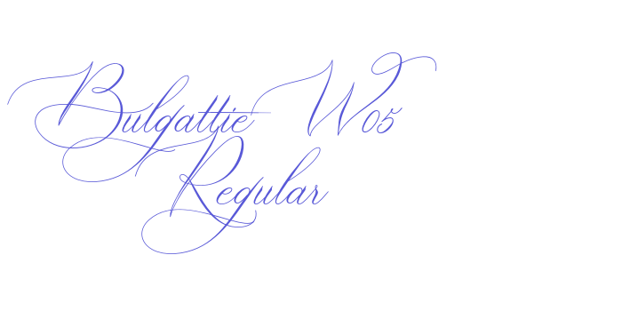 Bulgattie W05 Regular Font Download