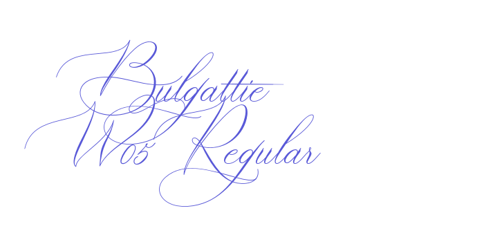 Bulgattie W05 Regular Font