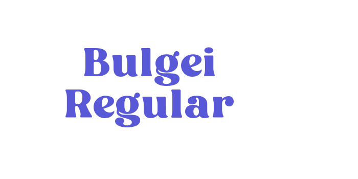 Bulgei Regular Font Download