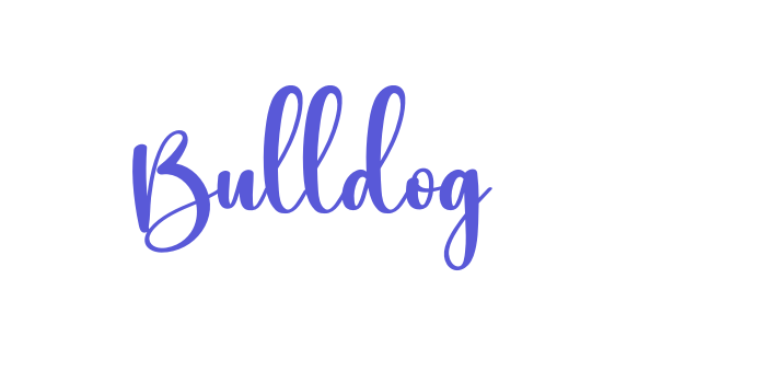 Bulldog Font Download