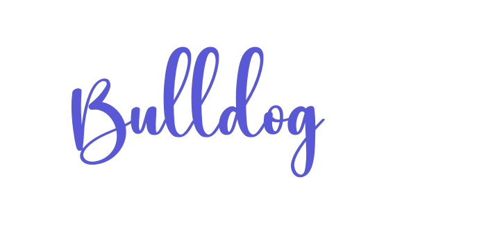 Bulldog Font