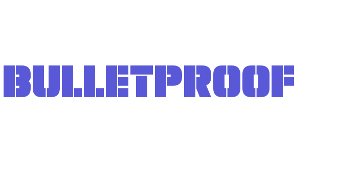 Bulletproof Font Download