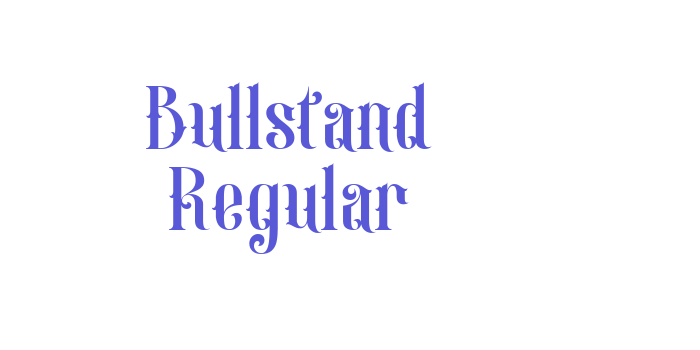 Bullstand Regular Font Download