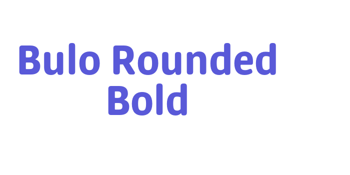 Bulo Rounded Bold Font Download