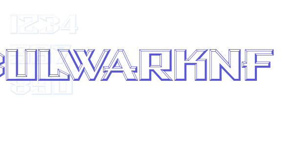 BulwarkNF font free