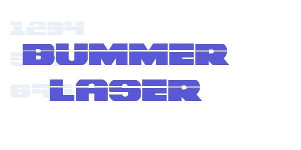 Bummer Laser font free