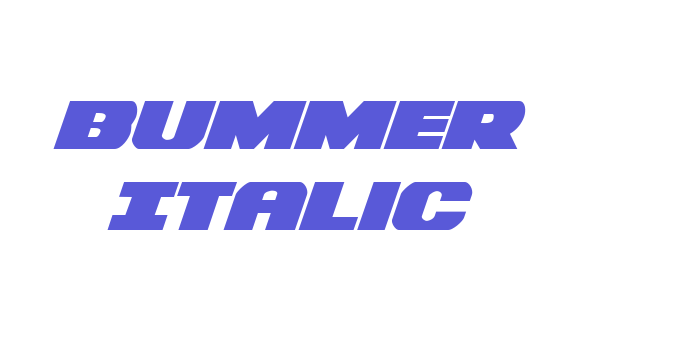 Bummer Italic Font Download