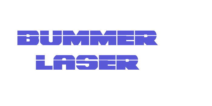 Bummer Laser Font Download