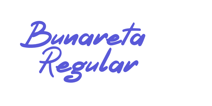 Bunareta Regular Font