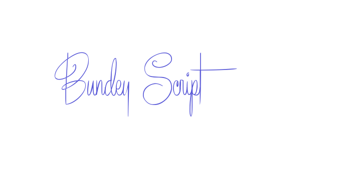 Bundey Script Font Download