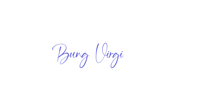 Bung Virgi Font Download