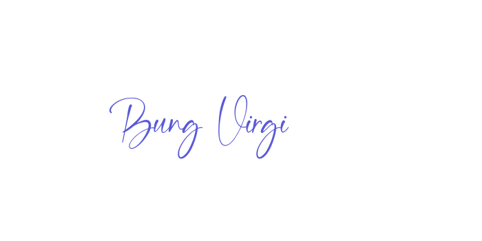 Bung Virgi Font