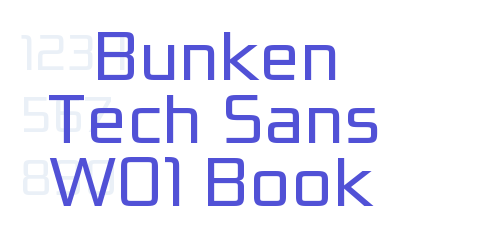 Bunken Tech Sans W01 Book-font-download