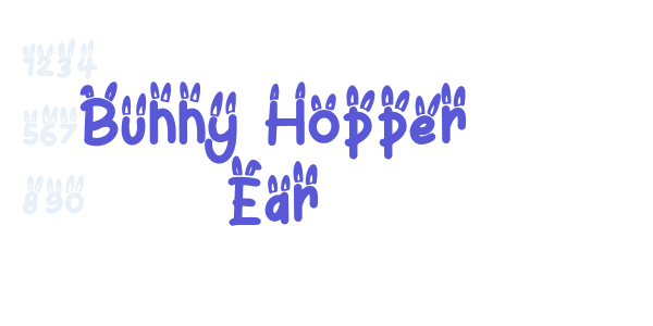 Bunny Hopper Ear font free