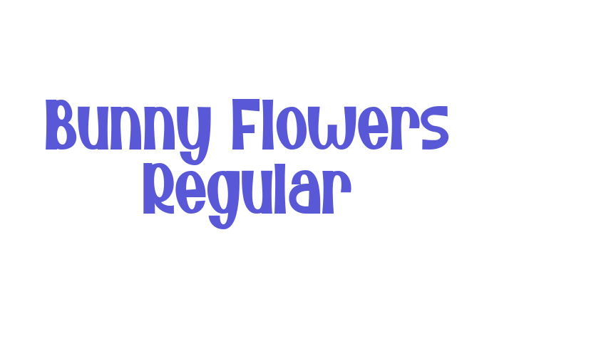 Bunny Flowers Regular Font Download