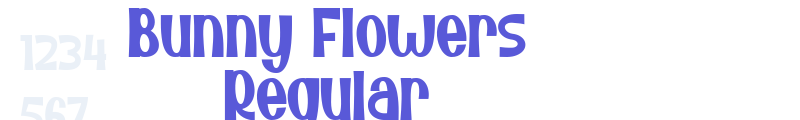 Bunny Flowers Regular font download