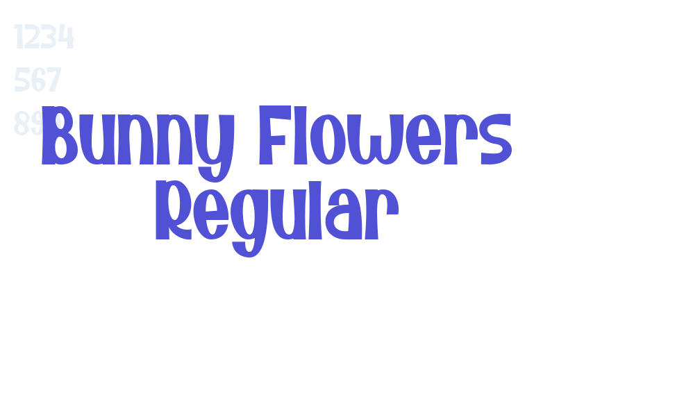 Bunny Flowers Regular-font-download