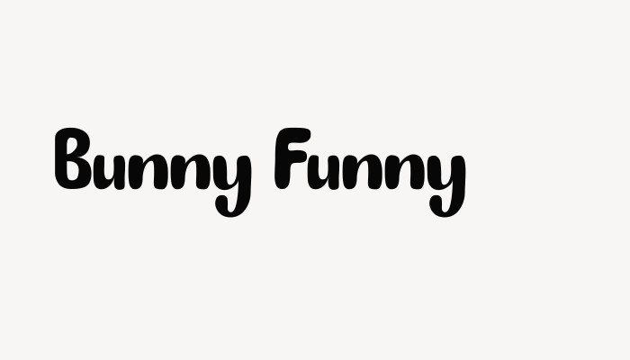 Bunny Funny font download