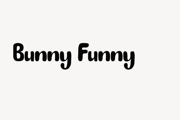 Bunny Funny font download