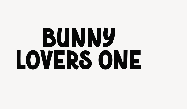 Bunny Lovers One Font