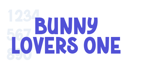 Bunny Lovers One-font-download
