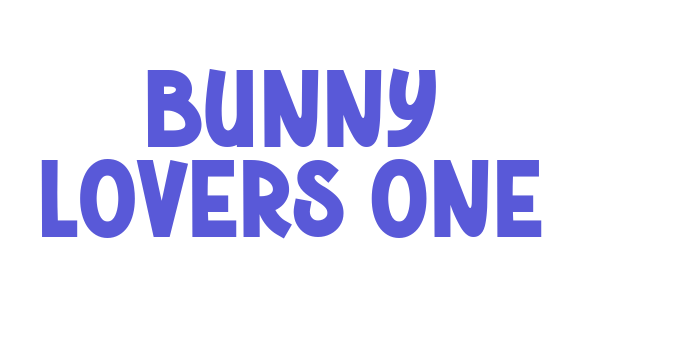 Bunny Lovers One Font