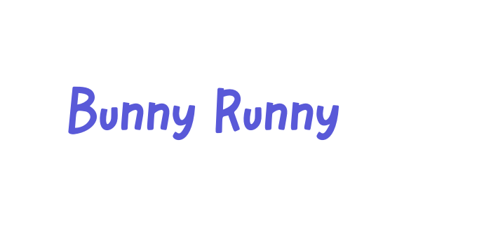 Bunny Runny Font Download