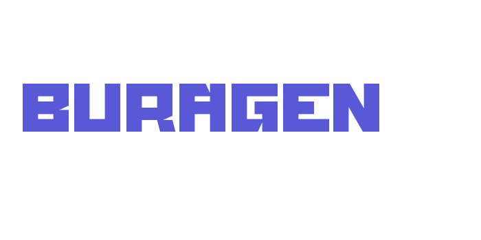 Buragen Font