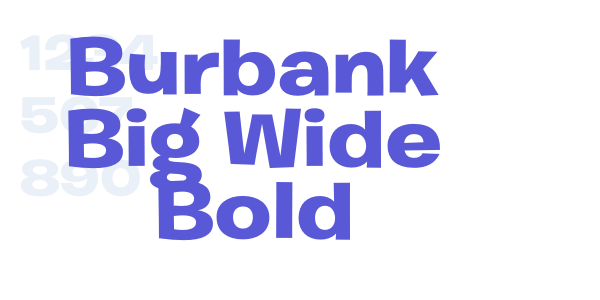 Burbank Big Wide Bold font free