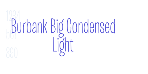 Burbank Big Condensed Light-font-download