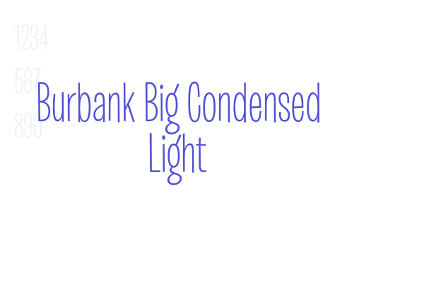 Burbank Big Condensed Light