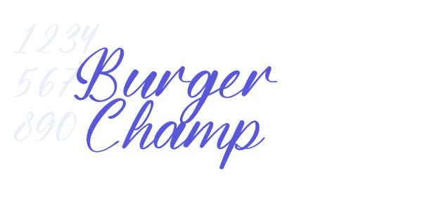 Burger Champ font