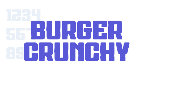 Burger Crunchy font free