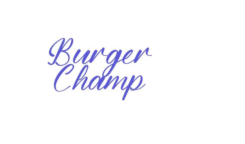 Burger Champ Font Download