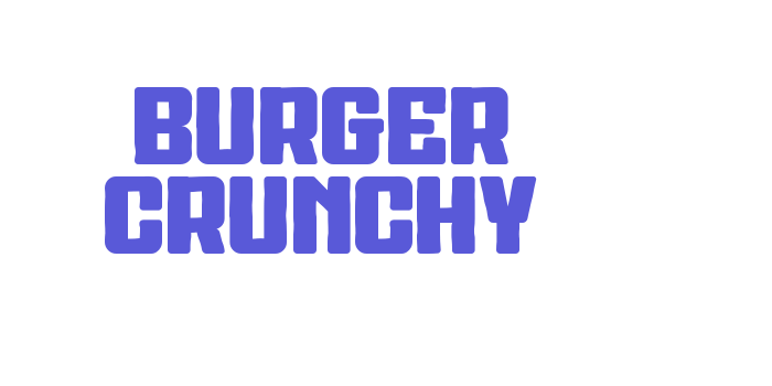 Burger Crunchy Font Download