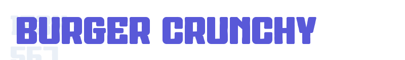 Burger Crunchy font